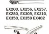Щетка стеклоочистителя каркасная задняя 350mm (14\'\') Exact Fit Rear Ssangyong Korando (CK), Opel Zafira (EX359B) Trico EX359 (фото 4)