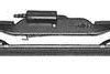 Commercial Щітка склоочисника,каркасна (600мм) Довжина щітки 600мм/24", Тип кріплення:Hook, з омивачем Trico TX603 (фото 1)