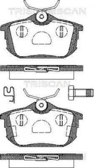Тормозные колодки для дисковых тормозов TRISCAN 811 010 511