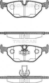 Тормозные колодки для дисковых тормозов TRISCAN 811 011 003