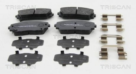 Тормозные колодки для дисковых тормозов TRISCAN 811 018 029 (фото 1)