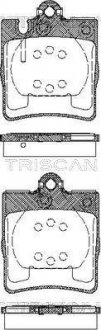 Тормозные колодки для дисковых тормозов TRISCAN 811 023 027 (фото 1)