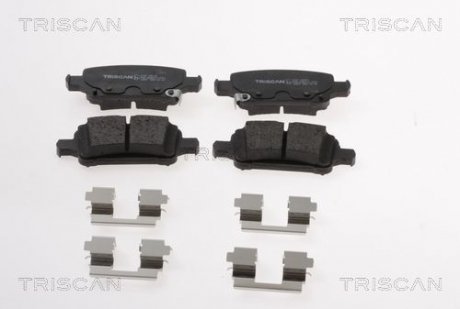 Тормозные колодки для дисковых тормозов TRISCAN 811 024 893