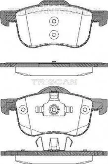 Тормозные колодки для дисковых тормозов TRISCAN 811 027 003
