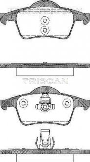 Тормозные колодки для дисковых тормозов TRISCAN 811 027 004 (фото 1)