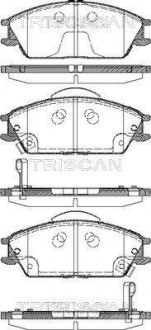 Тормозные колодки для дисковых тормозов TRISCAN 811 043 023 (фото 1)