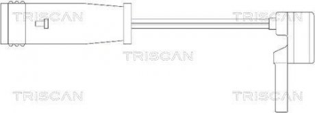 Датчик износа тормозных колодок TRISCAN 811 523 005