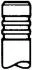 Клапан впускний (3 канавки)) VW Golf,Jetta,Passat,T2,Audi 80 1.5-1.6 76-85 33028