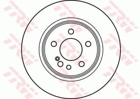 Диск тормозной (1 шт.).) MERCEDES 400/420/500/600/S420/S500/S600 TRW DF2596