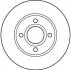Диск тормозной (1 шт.).) FORD (Europe) Cougar/Mondeo/Mondeo Estate/Wagon/Scorpio TRW DF2622 (фото 2)