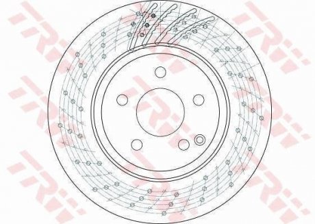 Тормозной диск TRW DF4149 (фото 1)