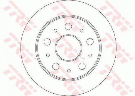 Тормозной диск TRW DF4245 (фото 1)