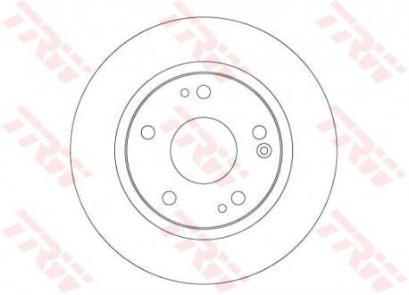 TARCZA HAMULC. HONDA CIVIC X 17- TY? TRW DF6704