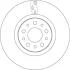 TARCZA HAM LUCAS FIAT TIPO 1.4, 1.6D 03.16- PRZ?D TRW DF6933 (фото 1)