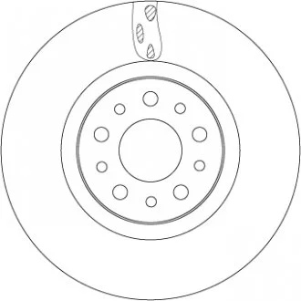 TARCZA HAM LUCAS FIAT TIPO 1.4, 1.6D 03.16- PRZ?D TRW DF6933