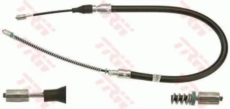 - Трос ручного гальма VW Polo, Polo Classic, Derby 1,0-1,4D 81-94 TRW GCH1666
