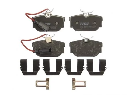 Колодки тормозные дисковые, задние, R16, 96-03 (c датчиком) TRW GDB1326