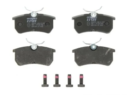 Колодки тормозные дисковые, FORD Fiesta/Focus, 1.0-2.0, 99- TRW GDB1354