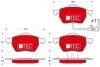 Тормозные колодки дисковые AUDI/SEAT/SKODA/VW A3/TT//Leon/Octavia/Polo/Golf "F "96-"10 GDB1403DTE