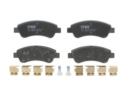 Колодки тормозные дисковые, CITROEN/PEUGEOT, 1.0-1.6, 09- TRW GDB1677