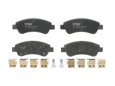 Колодки тормозные дисковые, CITROEN/PEUGEOT, 1.0-1.6, 09- TRW GDB1677