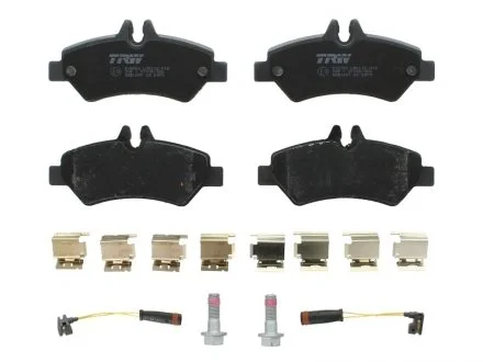 Колодки тормозные дисковые задние Mercedes Sprinter/VW Crafter 06- (тип Bosch) TRW GDB1697