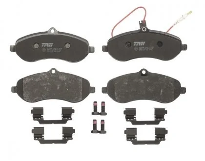 Тормозные колодки дисковые CITROEN/PEUGEOT/FIAT Jumpy/Scudo/Expert "1,6 "-ABS "07>> TRW GDB1718
