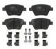 Колодки гальмівні дискові задні VW Caddy 3, Golf 5, Golf 6, Touran (09-)/Skoda Octavia A5, SuperB (08-) (тор. сис-ма BOSCH) (GDB1841) TRW