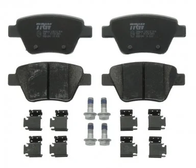 Колодки гальмівні дискові задні VW Caddy 3, Golf 5, Golf 6, Touran (09-)/Skoda Octavia A5, SuperB (08-) (тор. сис-ма BOSCH) TRW GDB1841