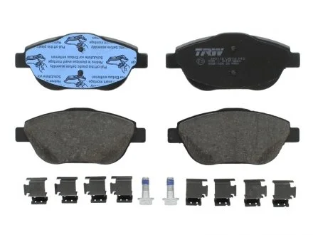 Тормозные колодки дисковые CITROEN C3/DS3 "F "11>> TRW GDB1926