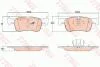 Тормозные колодки дисковые BMW 1(F20) "1,4-1,6 "F "10>> GDB1935