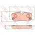 Колодки тормозные дисковые, задние, MB Vito (W447) 109-119CDI 14- TRW GDB2102 (фото 1)