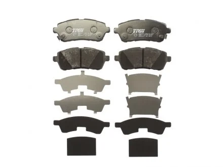 Колодки тормозные дисковые передние, DAIHATSU/FORD/SUZUKI/MAZDA, 1.25-1.6, 05- TRW GDB3437