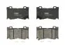 Тормозные колодки дисковые INFINITI/NISSAN FX/G/370 "F "08>> GDB3505