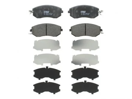 Колодки тормозные дисковые передние, TOYOTA/SUBARU, 1.5-2.5, FB20, 08- TRW GDB3519
