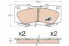 Комплект тормозных колодок, дисковый тормоз TRW GDB3534 (фото 1)