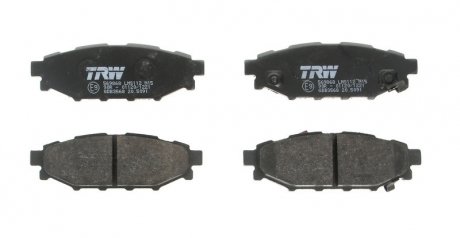 Колодки тормозные дисковые задние, SUBARU/TOYOTA, 2.0-2.5, 08- TRW GDB3568 (фото 1)