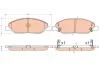 Тормозные колодки дисковые NISSAN (США)) Tiida/Note "F "04>> GDB3577
