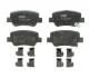 Колодка гальм. диск. TOYOTA AVENSIS/AVENSIS SW 1.6,1.8,2.0,2.0D-4D,2.2D-4D 09- задн. (пр-во TRW) GDB4175