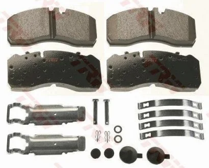 Тормозные колодки дисковые IVECO/MAN/MERCEDES TRW GDB5072