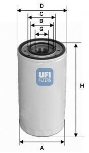 Масляний фільтр UFI 23.305.00 (фото 1)