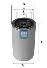 Масляный фильтр UFI 23.429.00