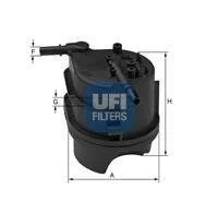 Топливный фильтр UFI 24.343.00