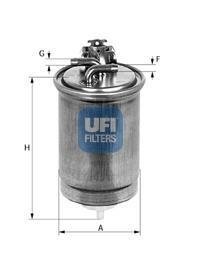 Топливный фильтр UFI 24.404.00