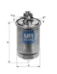 Паливний фільтр UFI 24.415.00
