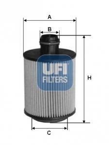 Масляний фільтр UFI 25.110.00