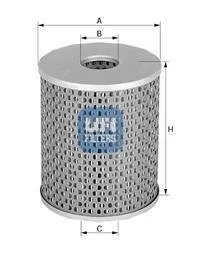 Фільтр масляний case ih 300, 400, 800, b, jcb 2, 3, 4, 500, komatsu fd, kubota kh, l, massey ferguson UFI 2551300