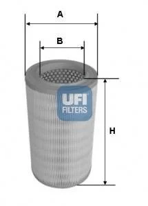 Фільтр повітряний 1.4T-JET ft FIAT BRAVO 07-16 UFI 27.630.00