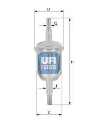 Топливный фильтр UFI 31.027.00