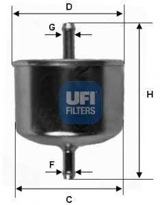 Фільтр паливний UFI 3162600